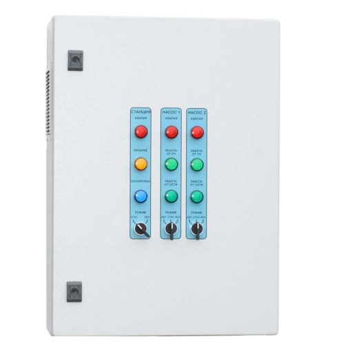 Шкаф управления насосами 2 насоса по 55 кВт, 380В, 2 ПЧ, дроссели (ШУ-НС-2-55-IP54)